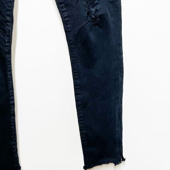 Agolde Sophie Black High Rise Distressed Ankle Jeans Womens Sz 27 - Picture 9 of 9